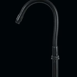 Frameworks 13“ Solid Steel Gooseneck With Black Finish