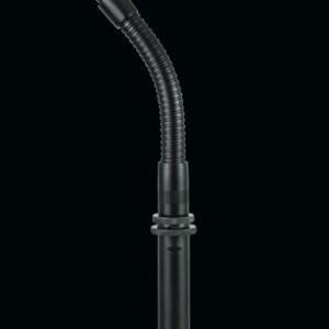 Frameworks 6“ Solid Steel Gooseneck With Black Finish