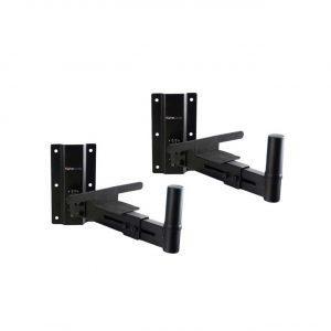 Frameworks Adjustable Wall Mountable Speaker Stands (pair); 100lbs. Weight Capacity