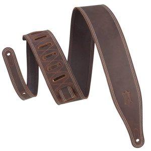 Garment Leather Guitar Strap – Brown