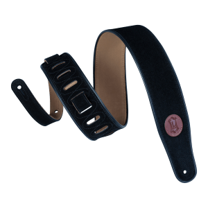 Suede Guitar Strap – Black