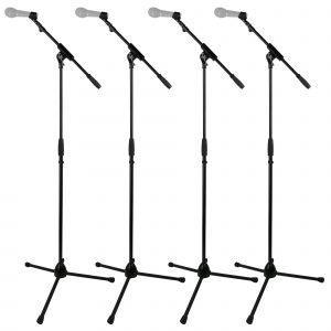 Frameworks Tripod Mic Stand With Deluxe One-handed Clutch