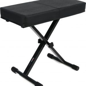 Frameworks Standard Black Keyboard Bench with Deluxe Seat