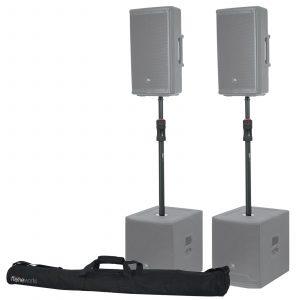 ID Speaker Sub Pole with Piston Driven Height Adjustment and Adapter