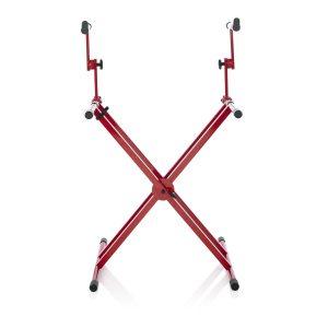 Frameworks Heavy-Duty 2-Tier “X” Style Keyboard Stand with Rubberized Leveling Feet