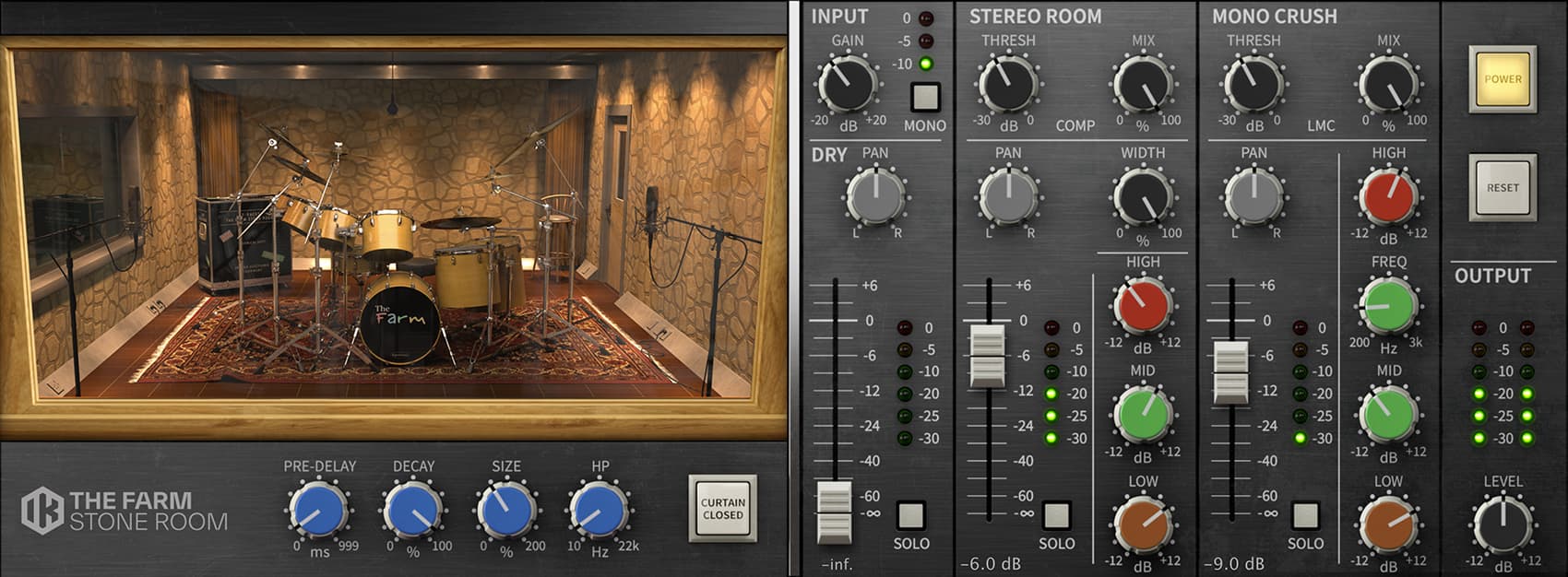 T-RackS The Farm Stone Room Reverb