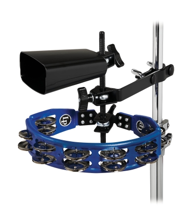 LP LP160NY-K Cyclops Tambourine with City Cowbell and Mount Pack