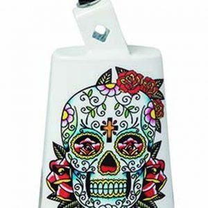 Latin Percussion White Skull Collect-A-Bell 5" 3/8" Mount
