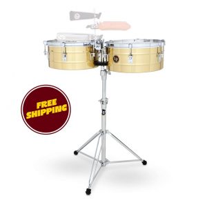 LP LP257-B 14“ and 15” Tito Puente Timbales - Brass