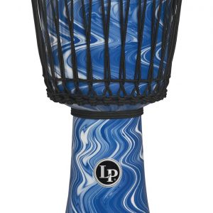 Lp 10-inch Rope Tuned Circle Djembe With Perfect-pitch Head - Blue Marble