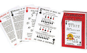 Chromatics Music Playing Cards