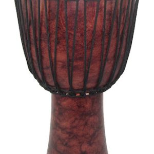 Red Marble Rope Tuned Djembe