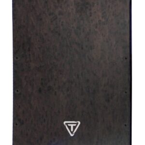 35 Roundback Series Cajon Black Makah Burl Replacement Front Plate