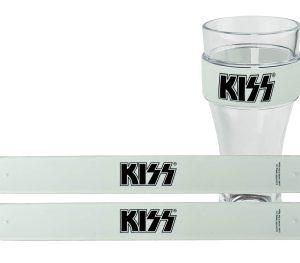 Iconic Kiss 2 Slapbands White