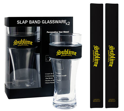 Sublime 2-Pack Slap Band Pint Size Glassware - Image 2
