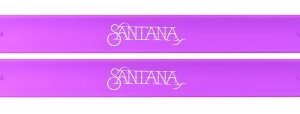 Santana 2 Pack Purple Slap Band W/white Logo
