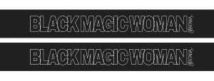 Santana 2 Pack Black Slap Band W/white Black Magic Woman Graphic