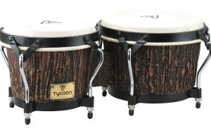 Supremo Select Series Bongos – Lava Wood Finish