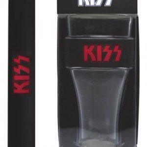 Iconic Pint Kiss BLK RED Logo