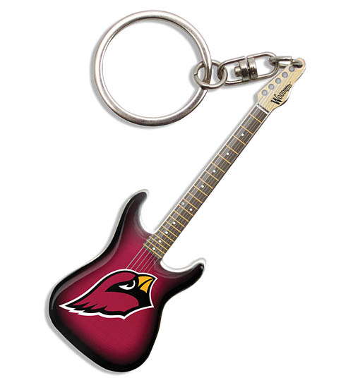 Arizona Cardinals Electric Guitar Keychain - Image 2