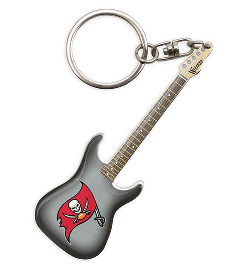 Tampa Bay Buccaneers Electric Guitar Keychain - Image 2