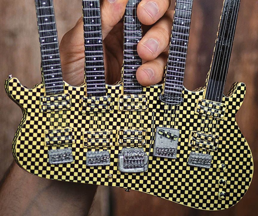 Rick Nielsen™ 5-Neck Checkered Model - Image 2