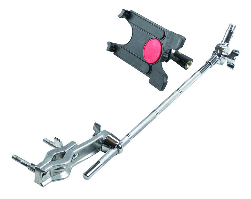 Tablet Mount with Long Boom Arm and Grabber Clamp - Image 2