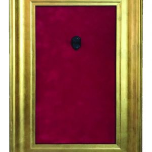 12 X 18 Mini Guitar Display Frame Red Suede Gold Frame Holds 1 Model