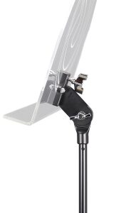 Acrylic Music Stand with Adjustable Mounting Arm