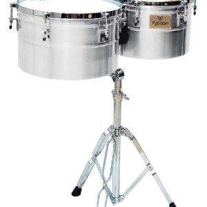 Deep-Shell Chrome Finish Timbales