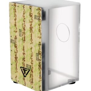 29 Series Clear Acrylic Cajon With Premium Fiberglass Front Plate - Symbol Design