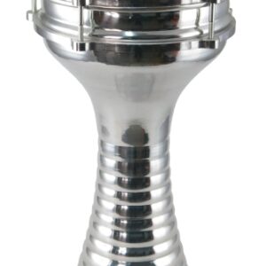 Aluminum Darbuka with Built-in Tambourine
