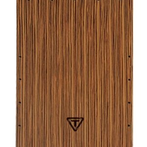 Zebrano Cajon Replacement Front Plate