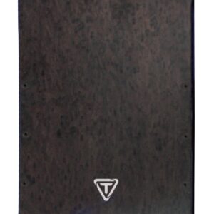 Acrylic Cajon Black Makah Burl Replacement Front Plate