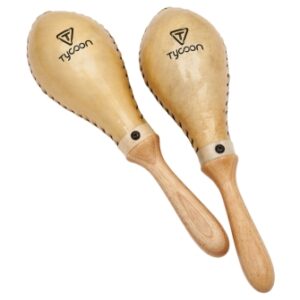 Large Oval Cowhide Maracas