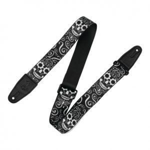 Levstp 2" Guitar Strap Skull