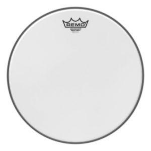 Ambassador White Suede Drumhe