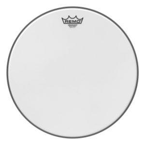 Ambassador White Suede Drumhe