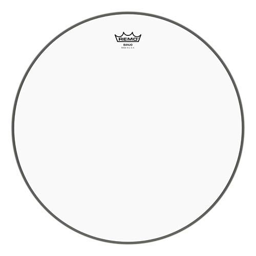 Banjo Head, Clear, 11-2/16“ Diameter, Medium Collar - Image 2