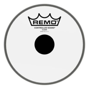 Controlled Sound Series Clear Black Dot Drumhead