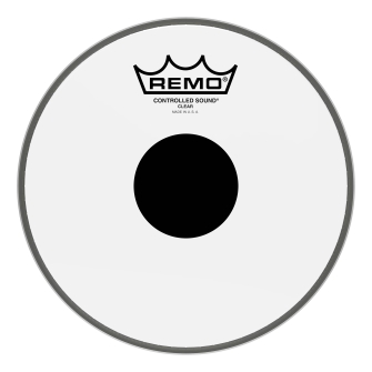 Controlled Sound Series Clear Black Dot Drumhead