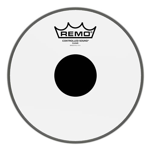 Controlled Sound Series Clear Black Dot Drumhead - Image 2