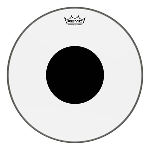Controlled Sound Series Clear Black Dot Drumhead - Image 2
