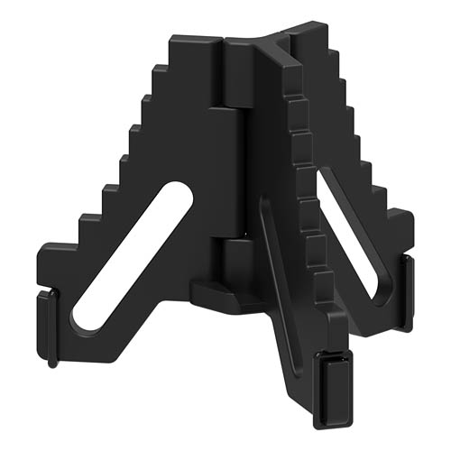 Pyramid Drum Stand, 9“ Diameter Base, 5.5” Height, Matte Black - Image 2