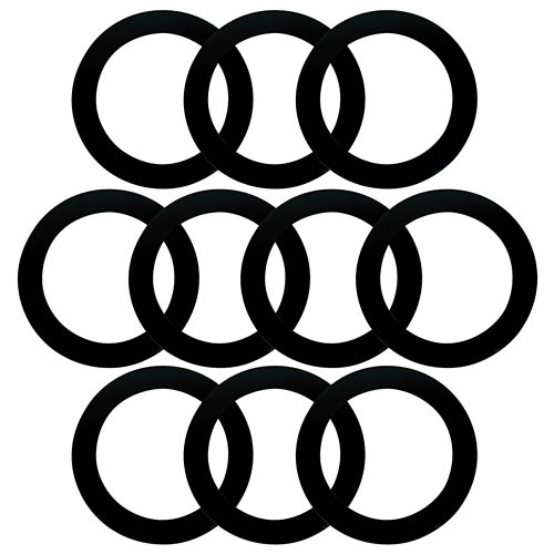 Dynamo, 4“ I.d., 10 Pc Pack, Black - Image 2