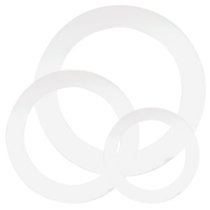 Dynamo Pack, White, 5“, 7”, 9“ (1 Ea)