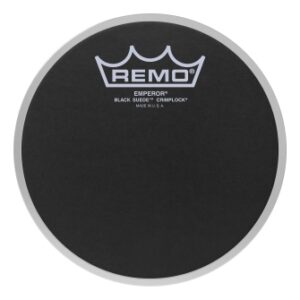 Batter, Crimplock, Emperor, Black Suede, 6“ Diameter