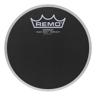 Batter, Crimplock, Emperor, Black Suede, 6“ Diameter