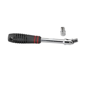 Swivel Handle, Drum Key, Doumbek, 1/4“ Drive Socket With 5/32” Hex Key, Chrome
