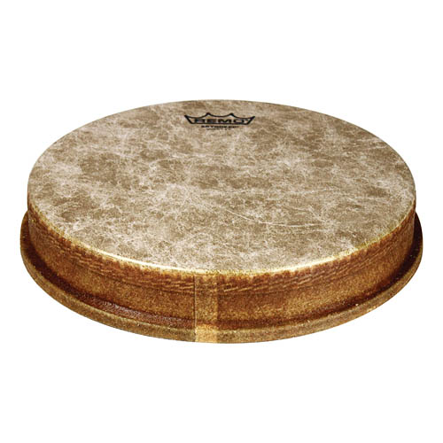 Drumhead, Skyndeep, M3 Type Mondo, S2 Film, Beige Fiberskyn Graphic, 10“ Diameter, 2.5” - Image 2